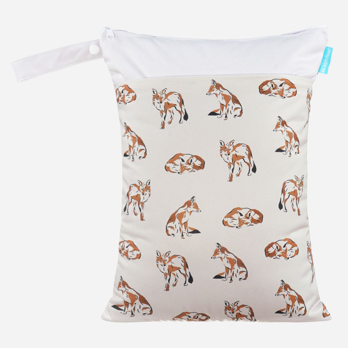 Waterdichte Herbruikbare Wetbag - Vosjes 40 x 30 cm