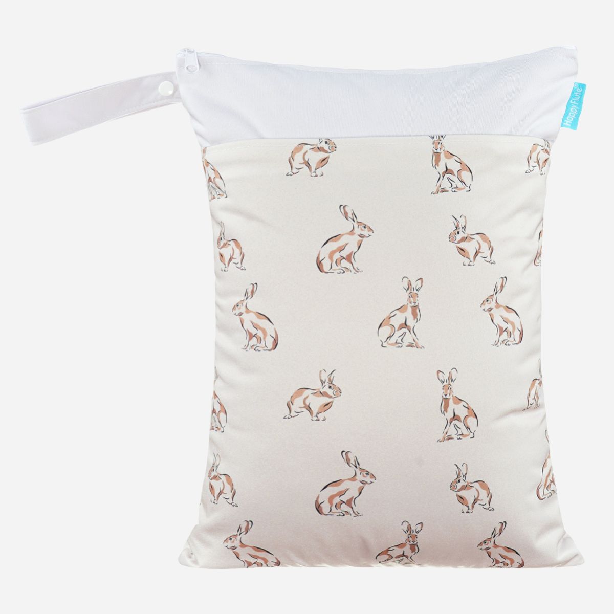 Waterdichte Herbruikbare Wetbag - Konijntjes 40 x 30 cm
