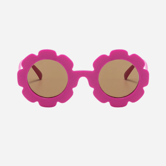 Flower Power Kinderzonnebril - Roze