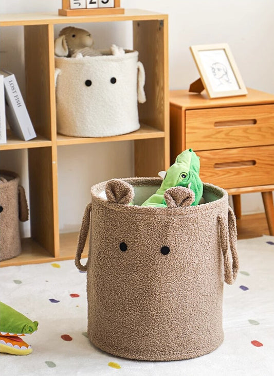 Luxe Teddy Opbergmand Bruin β 35x39 cm