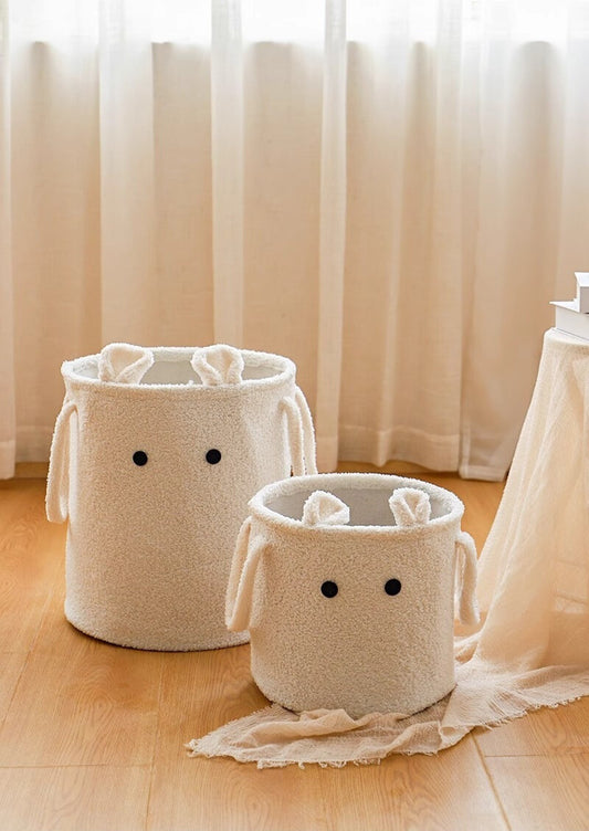 Luxe Teddy Opbergmand Wit β 26x26 cm