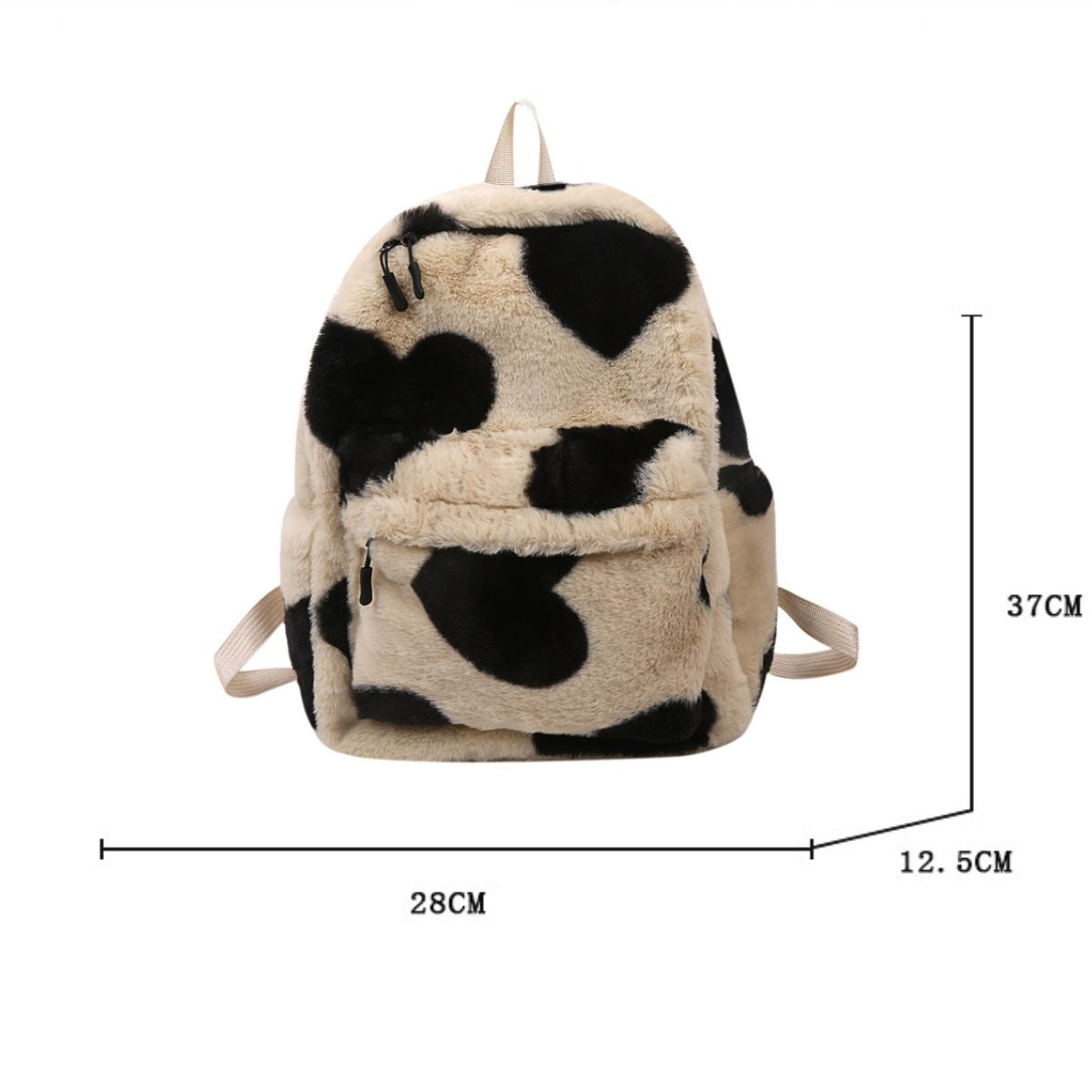 Fluffy Hartjes Rugzak