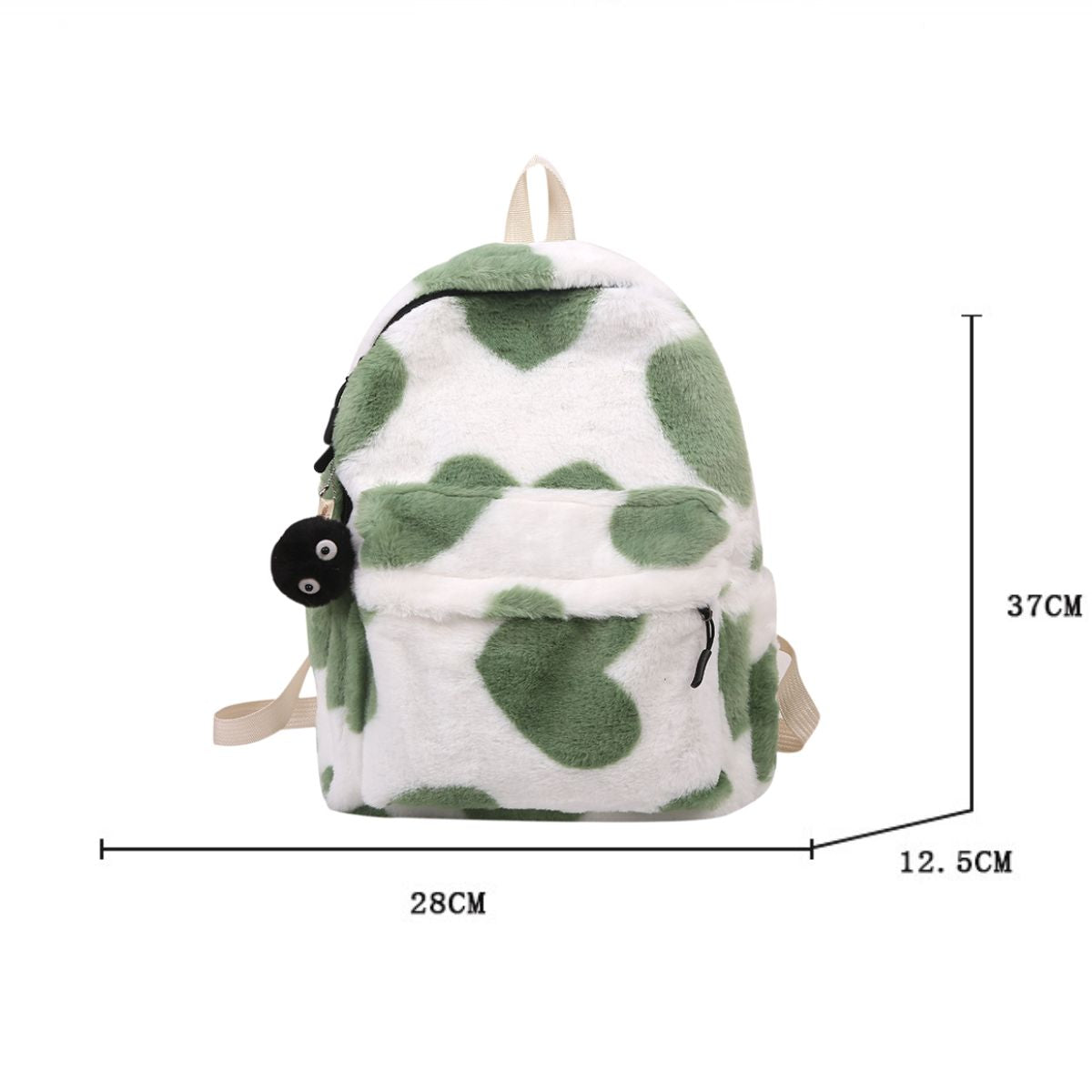 Fluffy Hartjes Rugzak