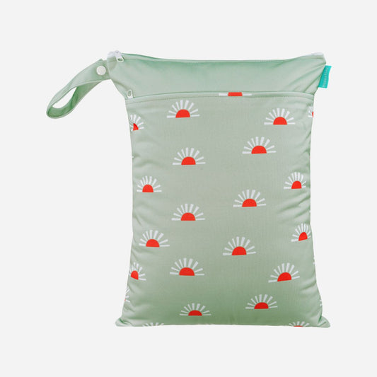 Waterdichte Herbruikbare Wetbag - Zonsopkomst  40 x 30 cm