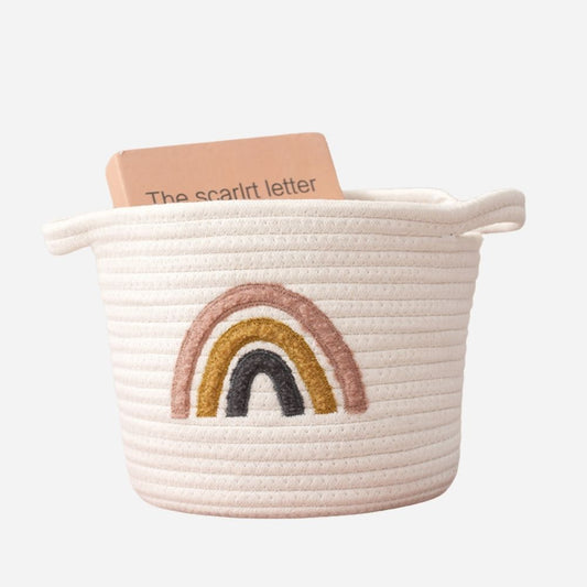 Opbergmand Regenboog – 20x25 cm