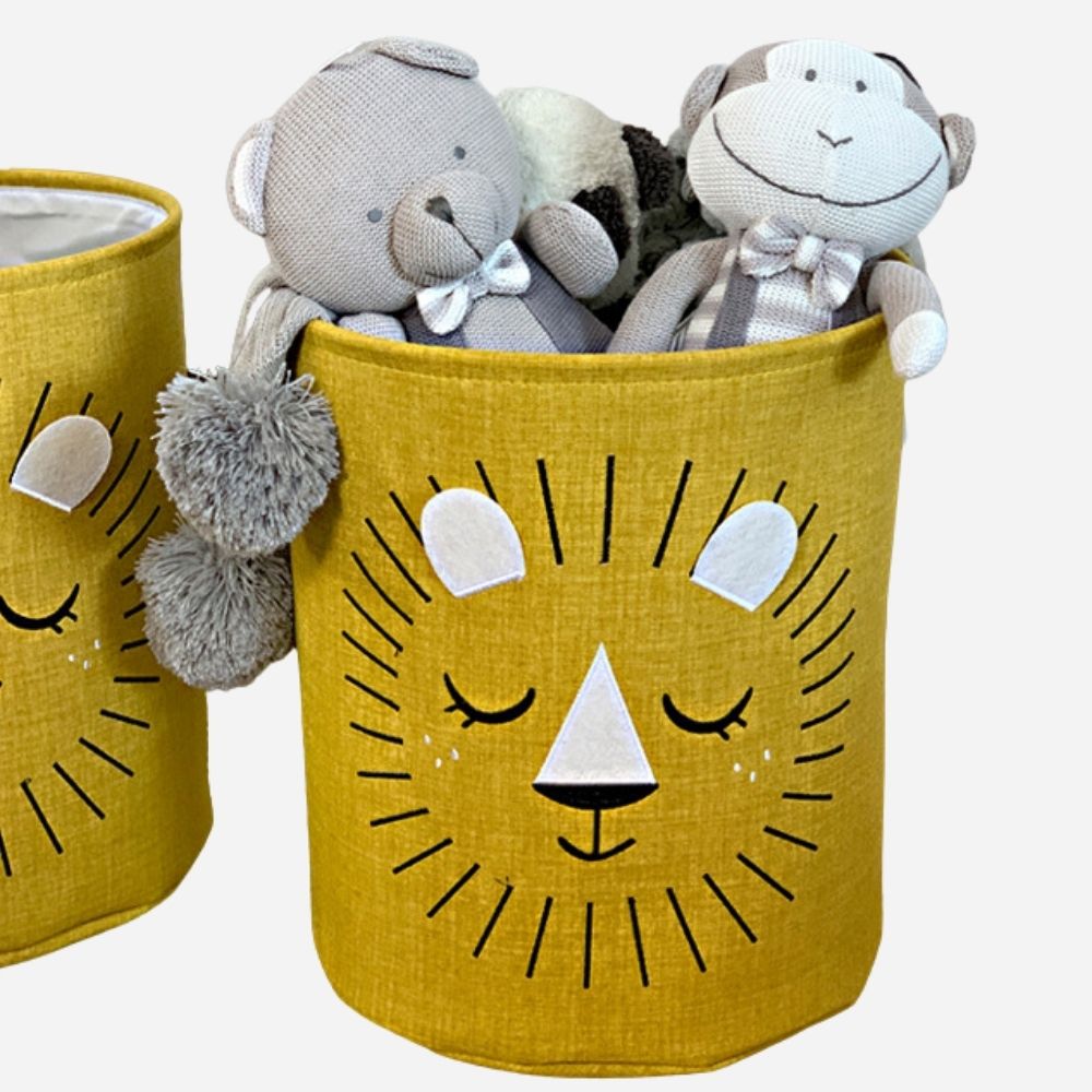 Dierenvriendjes Opbergmand Leeuw – 35x40 cm