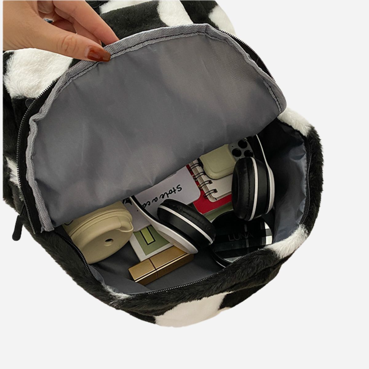 Fluffy Hartjes Rugzak