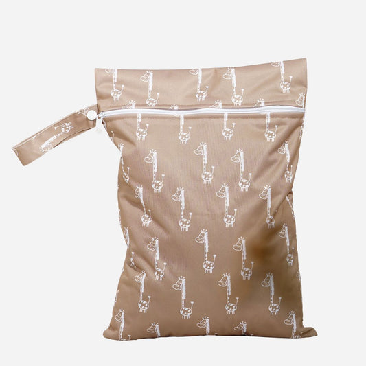 Herbruikbare Waterdichte Wetbag – Giraffe 36 x 26 cm