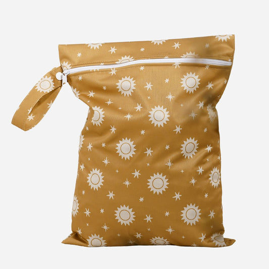 Herbruikbare Waterdichte Wetbag – Sunshine & Stars 36 x 26 cm